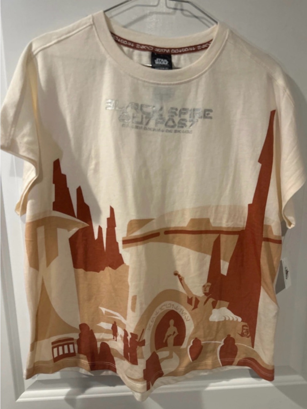 Star Wars Cream, Rust & Tan Scenic Short Sleeve Tee